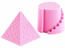 Sable Cinétique, Moulable Et Stable - 500 G - Fin - Rose