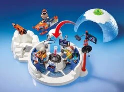 Playmobil Action : Le QG Des Explorateurs Polaires -Monde Jouet Pas Cher Magasin set playmobil 9055 le qg des explorateurs polaires ref KT9063 3