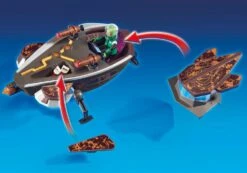 Playmobil Super 4 : La Navette Sykronienne Avec Gene -Monde Jouet Pas Cher Magasin set playmobil super 4 navette sykronienne ref KT9007 1