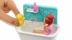 Barbie Skipper Baby-sitter - Au Bain ! -Monde Jouet Pas Cher Magasin skipper baby sitter au bain ref KT9848 3