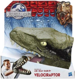 Hasbro Tête De Velociraptor Jurassic World 5 Hasbro Tête De Velociraptor Jurassic World -Monde Jouet Pas Cher Magasin tete de velociraptor en mousse jurassic world ref KT7255 1