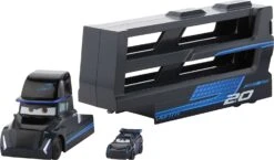 Disney / Pixar Transporteur Jackson Storm Avec Une Mini Voiture Cars -Monde Jouet Pas Cher Magasin transporteur jackson storm avec une mini voiture cars ref TG2585 4