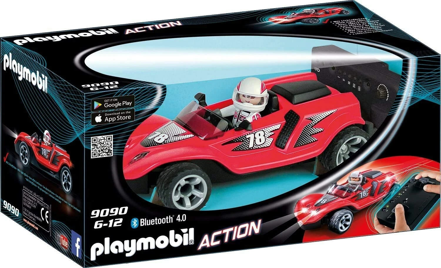Playmobil Voiture De Course Rouge Radiocommandée - 9090 1 Playmobil Voiture De Course Rouge Radiocommandée - 9090